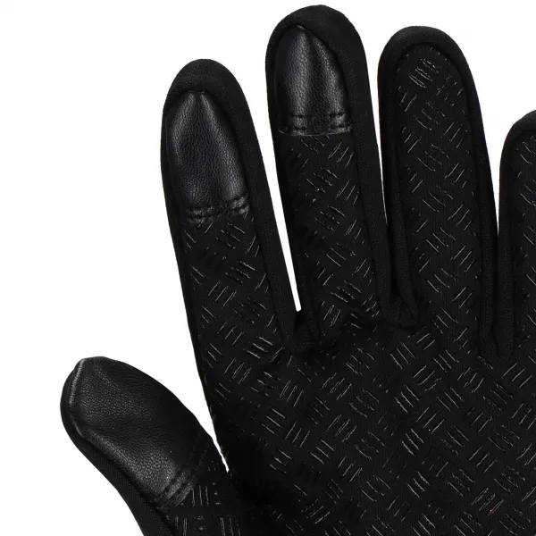Зимние сенсорные перчатки для телефона Springos GL0004, универсальные, размер XL, черные