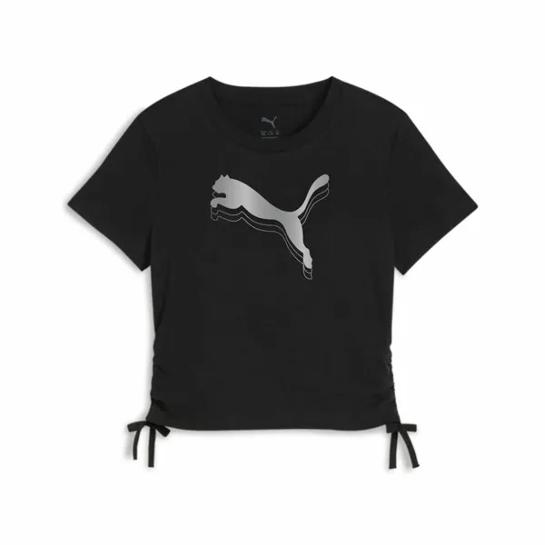 Child's Short Sleeve T-Shirt Puma Essentials Metallic Knotted