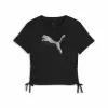 Child's Short Sleeve T-Shirt Puma Essentials Metallic Knotted