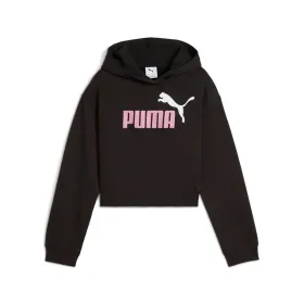 Толстовка с капюшоном для девочек Puma Essentials  Чёрный