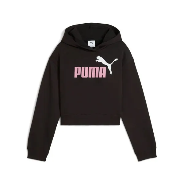 Tyttöjen hupullinen pusero Puma Essentials  Musta