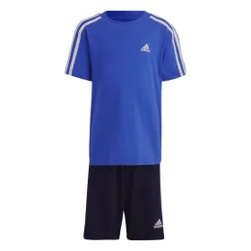 Children's Sports Outfit Adidas 3S Co Blue