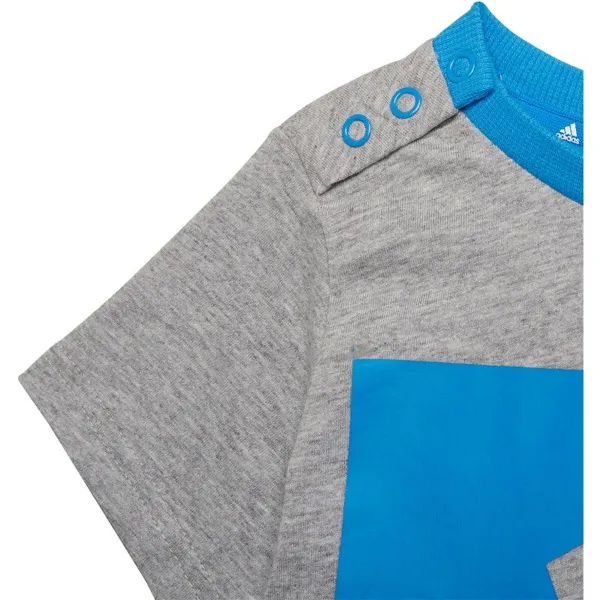 Children's Sports Outfit Adidas H65822 Light grey