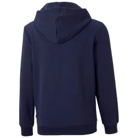 Толстовка с капюшоном детская Puma Essential Colorblock Темно-синий