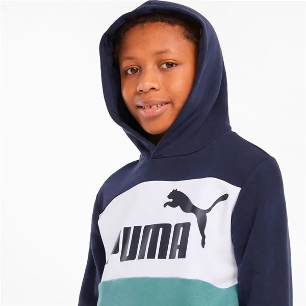 Lasten huppari Puma Essential Colorblock Tummansininen