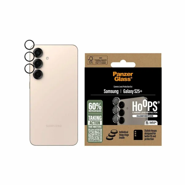 Pārvietojams Pārsegs PanzerGlass Hoops Lens Protector Galaxy S25 Plus Caurspīdīgs
