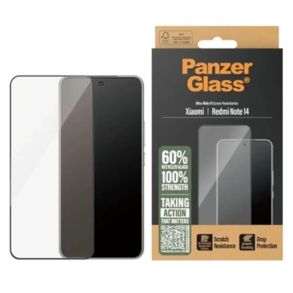 Pārvietojams Pārsegs PanzerGlass Redmi Note 14 Caurspīdīgs Xiaomi