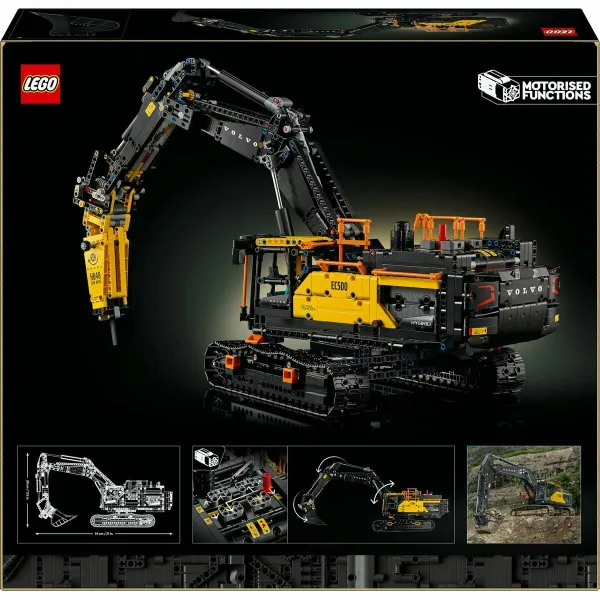 Rakennussetti Lego 42215 Volvo EC500 Hybrid Excavator 2359 Kappaletta