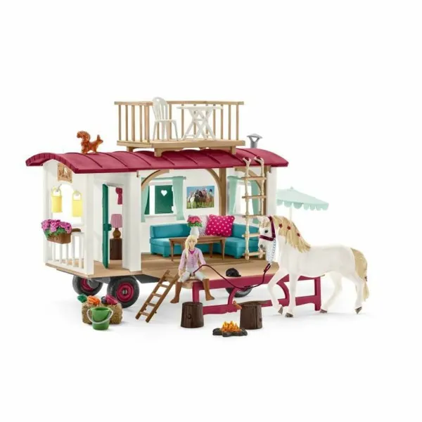 Leļļu māja Schleich Caravan for secret club meetings
