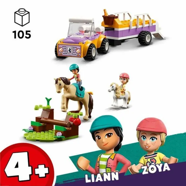 Rakennussetti Lego 42634 Horse & Pony Trailer Monivärinen 105 Kappaletta