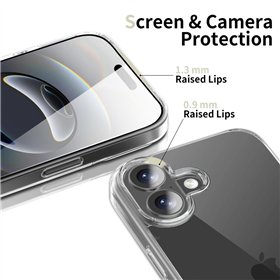 Case Tech-Protect Flexair Hybrid Apple iPhone 17 clear