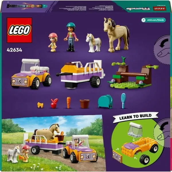 Rakennussetti Lego 42634 Horse & Pony Trailer Monivärinen 105 Kappaletta