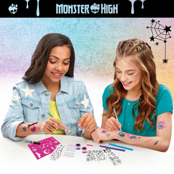 Mados studija Monster High Creeperific Laikinosios Tatuiruotės