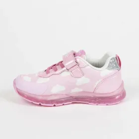 Sporta apavi ar LED Minnie Mouse Rozā