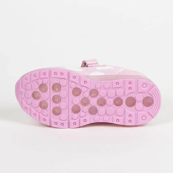 Sporta apavi ar LED Minnie Mouse Rozā