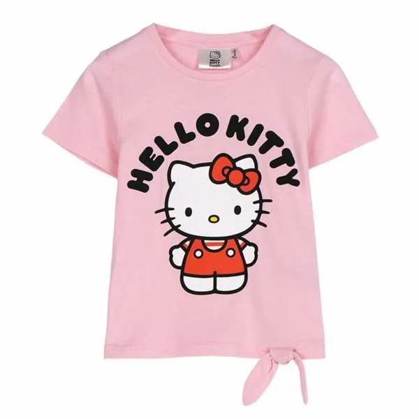 Krekls ar Īsām Piedurknēm Bērniem Hello Kitty Gaiši Rozā
