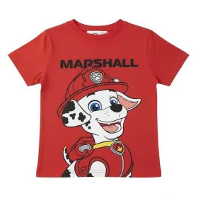 Vaikiška Marškinėliai su trumpomis rankovėmis The Paw Patrol Raudona