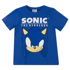 Child's Short Sleeve T-Shirt Sonic Blue