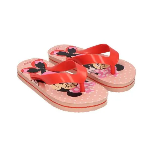Lastele Plätud Minnie Mouse Korallpunane