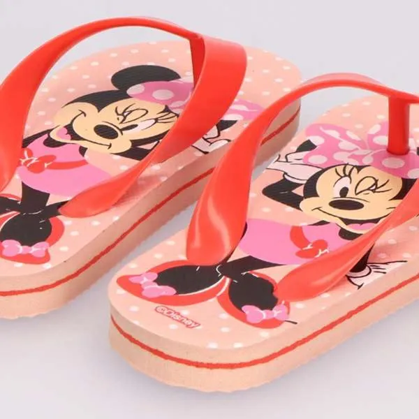 Lastele Plätud Minnie Mouse Korallpunane