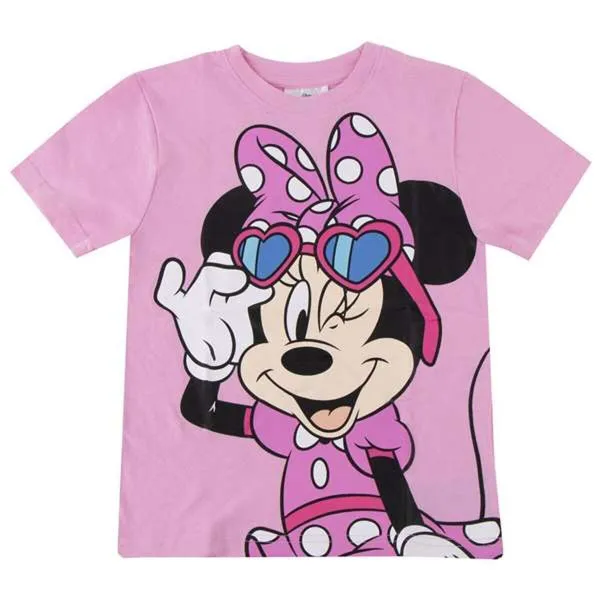 Krekls ar Īsām Piedurknēm Bērniem Minnie Mouse Rozā