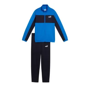 Children’s Tracksuit Puma Poly Colorblock Mountain Blue