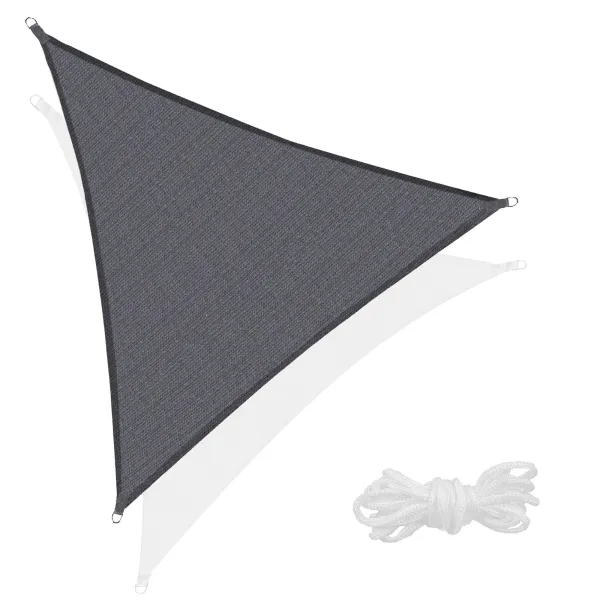 Sun sail Springos SN1056 4 x 4 x 4m dark grey