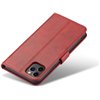 Dėklas Wallet Case Samsung A556 A55 5G raudonas