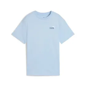 Child's Short Sleeve T-Shirt Puma Essentials 2 Color Blue Sky blue
