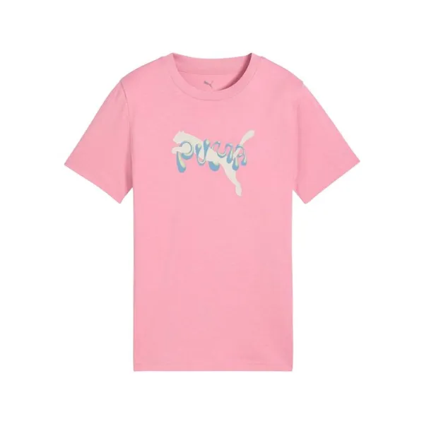 Krekls ar Īsām Piedurknēm Bērniem Puma Tweenerverse Graphic Rozā