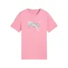 Krekls ar Īsām Piedurknēm Bērniem Puma Tweenerverse Graphic Rozā