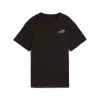 Child's Short Sleeve T-Shirt Puma Essentials 2 Color Black