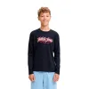 Bērnu Garpiedurkņu T-krekls Jack & Jones Jjurban Ls Crew Neck Sky Tumši Zils