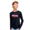 Bērnu Garpiedurkņu T-krekls Jack & Jones Jjurban Ls Crew Neck Sky Tumši Zils
