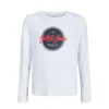 Bērnu Garpiedurkņu T-krekls Jack & Jones Jjurban Ls Crew Neck Balts