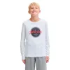 Bērnu Garpiedurkņu T-krekls Jack & Jones Jjurban Ls Crew Neck Balts