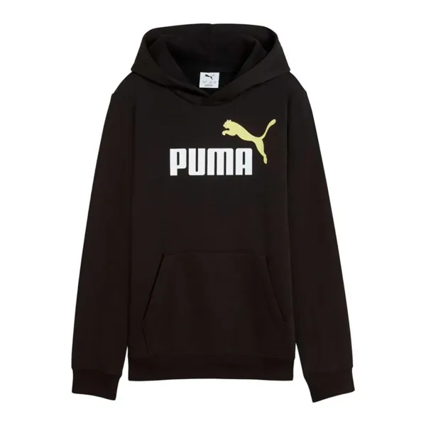 Bērnu Sporta Krekls ar Kapuci Puma Essentials 2 Color No. 1 Low Melns