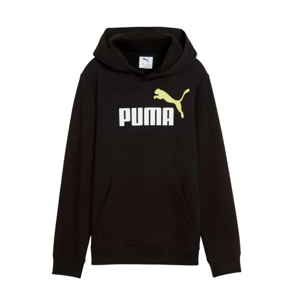Bērnu Sporta Krekls ar Kapuci Puma Essentials 2 Color No.1 Log Melns