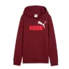 Džemperis Meitenēm ar Kapuci Puma Essentials 2 Color No.1 Log Sarkanbrūns Tumši Sarkans