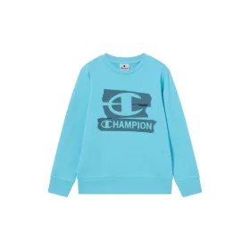 Dressipluus ilma kapuutsita, laste Champion Graphic Shop Sinine Vesi
