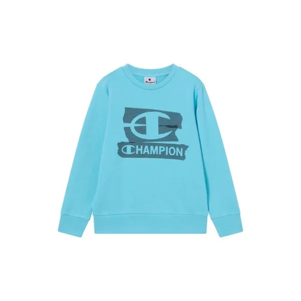 Vaikiškas džemperis be gobtuvo Champion Graphic Shop Mėlyna Vanduo