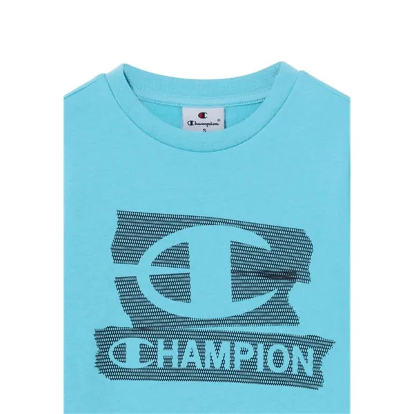 Vaikiškas džemperis be gobtuvo Champion Graphic Shop Mėlyna Vanduo
