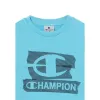 Vaikiškas džemperis be gobtuvo Champion Graphic Shop Mėlyna Vanduo
