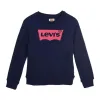 Džemperis Meitenēm Bez Kapuces Levi's Batwing Crewneck Zils Tumši zils