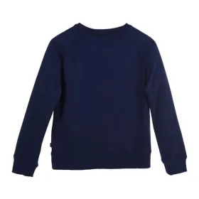 Hoodless Sweatshirt for Girls Levi's Batwing Crewneck Blue Dark blue