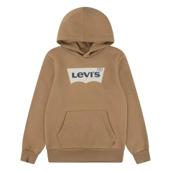 Uniseksinis džemperis su gobtuvu Levi's Lvb Batwing Screenprint Hoodie Ruda