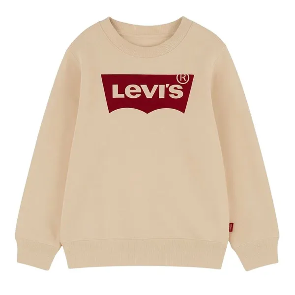 Толстовка без капюшона детская Levi's Batwing Crewneck Белый