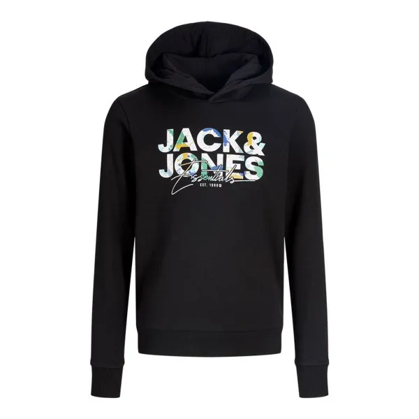 Bērnu Sporta Krekls ar Kapuci Jack & Jones Jjgeplas Melns
