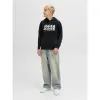 Bērnu Sporta Krekls ar Kapuci Jack & Jones Jjgeplas Melns