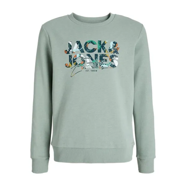 Vaikiškas džemperis be gobtuvo Jack & Jones Jjgeplas Crew Neck Mėlyna